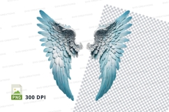 Blue angel wings Product Image 1