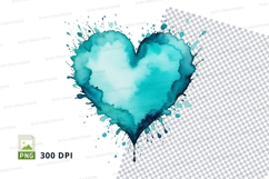 Watercolor heart Product Image 1