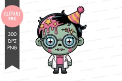 Zombie celebration clipart png Product Image 1