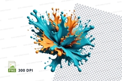 Colorful paint splash Product Image 1