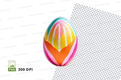 Colorful easter egg clipart Product Image 1