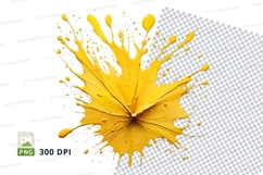 Golden splatter clipart Product Image 1