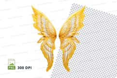 Golden angel wings Product Image 1
