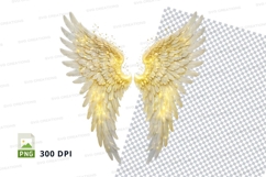 Golden angel wings Product Image 1