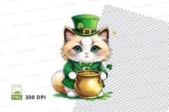 St. patrick's day cat Product Image 1