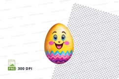 Cartoon chick in easter egg clipart png Product Image 1