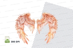 Angel wings clipart png Product Image 1