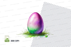 Easter egg clipart png Product Image 1