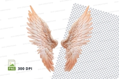 Angel wings clipart png Product Image 1
