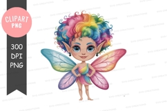 Rainbow fairy clipart png Product Image 1