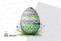 Decorative easter egg clipart png Product Image 1