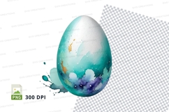Decorative easter egg clipart png Product Image 1
