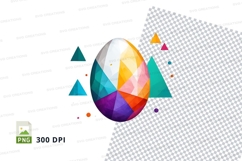 Colorful geometric png mockup Product Image 1