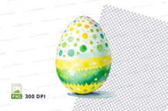 Decorated easter egg clipart png Product Image 1