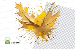 Coffee splash mockup on textured background Product Image 1