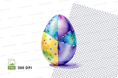 Decorated easter egg clipart png Product Image 1