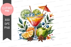 Vibrant cocktail with fruits and spices Product Image 1