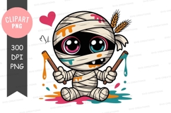 Cute mummy clipart png Product Image 1