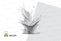 Milk splash clipart png Product Image 1