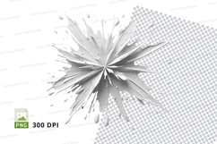 3d starburst clipart png Product Image 1