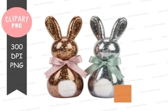 Sparkling easter bunny figurines Product Image 1