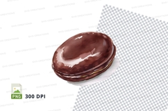 Chocolate donut mockup Product Image 1