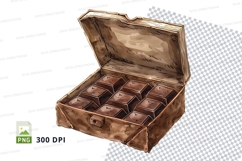 Antique wooden box mockup Product Image 1