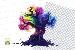 Abstract tree clipart png Product Image 1