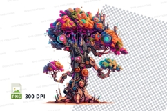 Steampunk tree clipart png Product Image 1