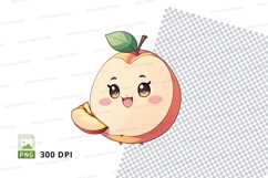 Cute apple clipart png Product Image 1