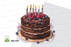 Birthday cake clipart png Product Image 1
