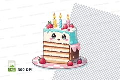 Birthday cake clipart png Product Image 1