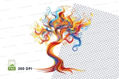 Abstract tree clipart png Product Image 1