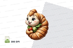 Cartoon character in pumpkin costume clipart png Product Image 1