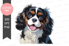 Happy puppy clipart png Product Image 1
