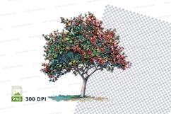 Flowering tree clipart png Product Image 1