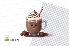 Cute hot chocolate mug mockup Product Image 1