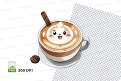Coffee cup with cat latte art mockup Product Image 1