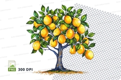 Lemon tree clipart png Product Image 1