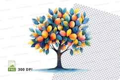 Fruit tree clipart png Product Image 1