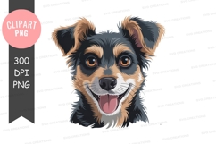 Happy dog clipart png Product Image 1