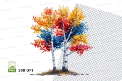 Autumn tree clipart png Product Image 1