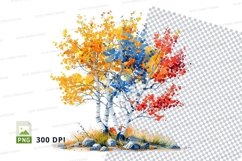 Four seasons tree clipart png Product Image 1