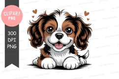 Adorable puppy clipart png Product Image 1
