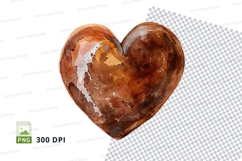 Heart-shaped ceramic dish mockup Product Image 1