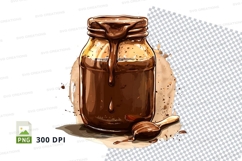 Chocolate sauce jar mockup Product Image 1