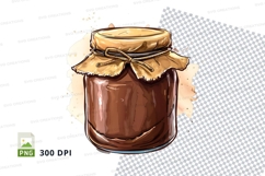 Nutella jar clipart png Product Image 1