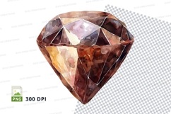 Brown diamond clipart png Product Image 1