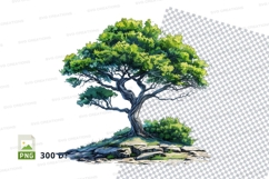 Bonsai tree clipart png Product Image 1