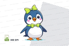 Cartoon penguin clipart png Product Image 1